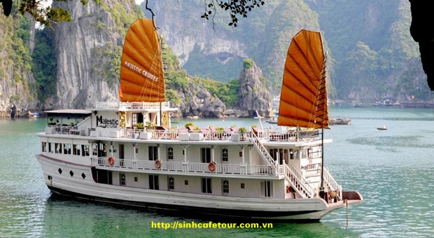 du thuyền ha long 3 sao majestic