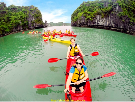 chèo thuyền kayak